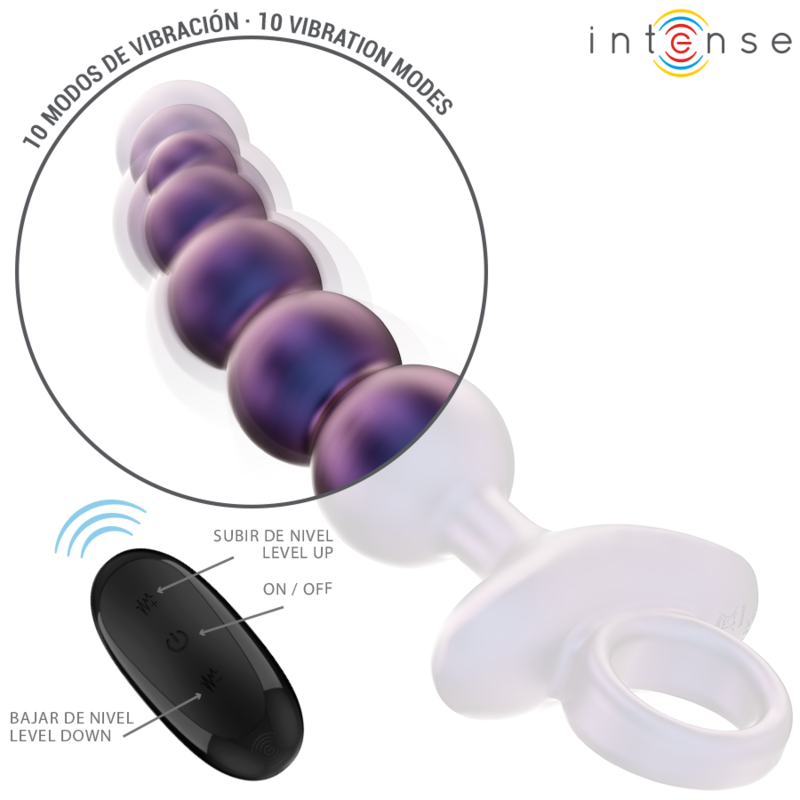 Intense Tito Vibrierender Analstecker Modell 3 mit Fernbedienung