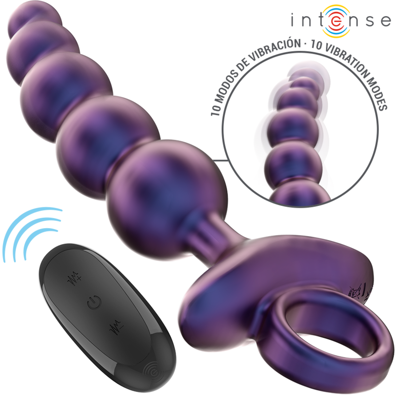 Intense Tito Vibrierender Analstecker Modell 3 mit Fernbedienung