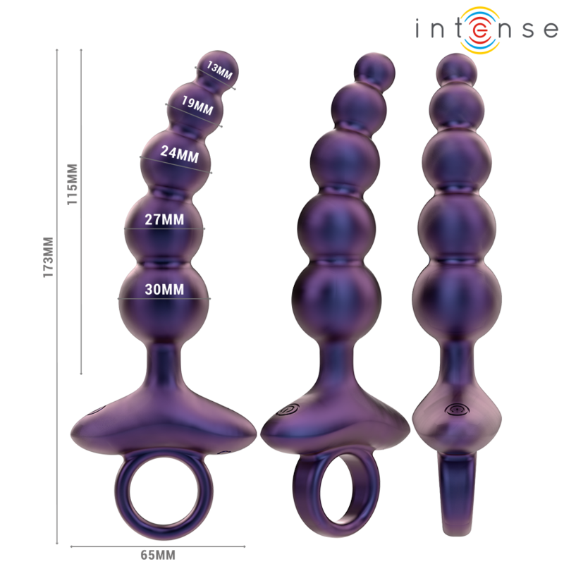 Intense Tito Vibrierender Analstecker Modell 3 mit Fernbedienung