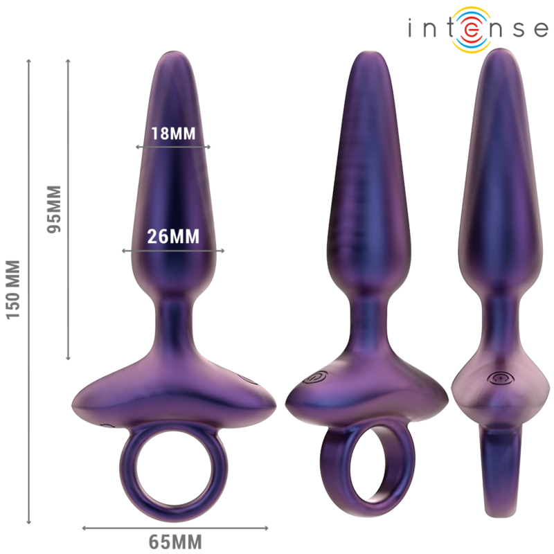 Intense Marlon Vibrierender Analstecker Modell 4 mit