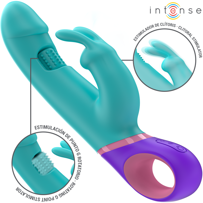 Intense Monica Rabbit Vibrator mit Rotierendem G-spot-stimulator