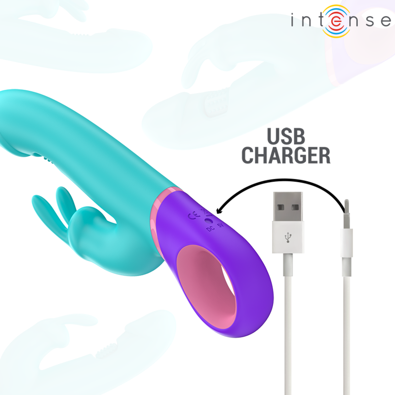 Intense Monica Rabbit Vibrator mit Rotierendem G-spot-stimulator