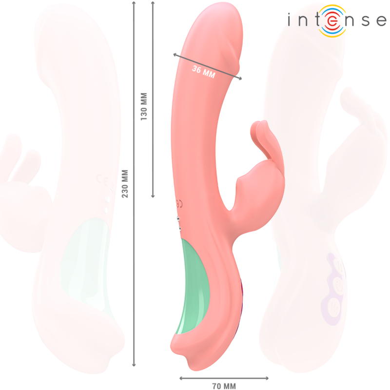 Intense Rachel Rabbit Vibrator 5 Vibrationen Rosa