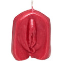 Diablo Vagina-förmige Kerze Rot