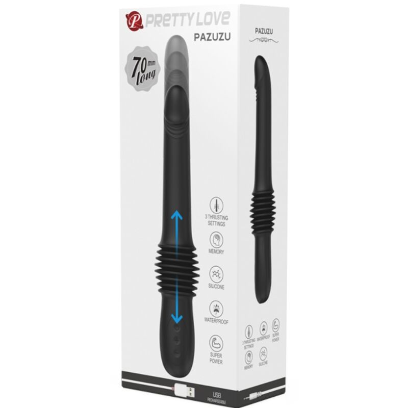 Fun Pazuzu Vibrator 3 Stossmodi Schwarz