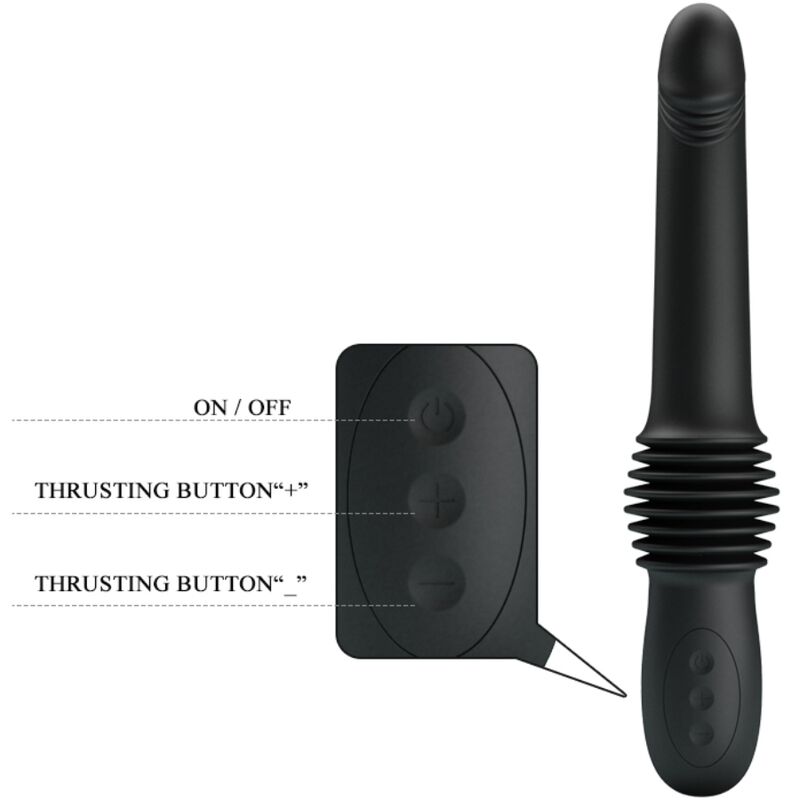 Fun Pazuzu Vibrator 3 Stossmodi Schwarz