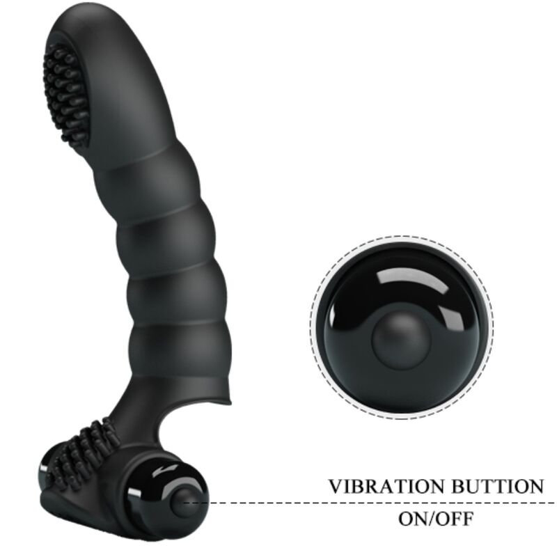 Fun Alexander Fingervibrator 10 Vibrationen Schwarz
