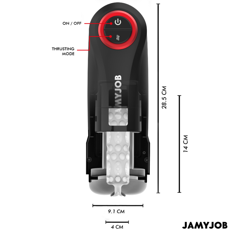 Jamyjob Automatischer Vagina-masturbator mit Gravity-funktion, 5
