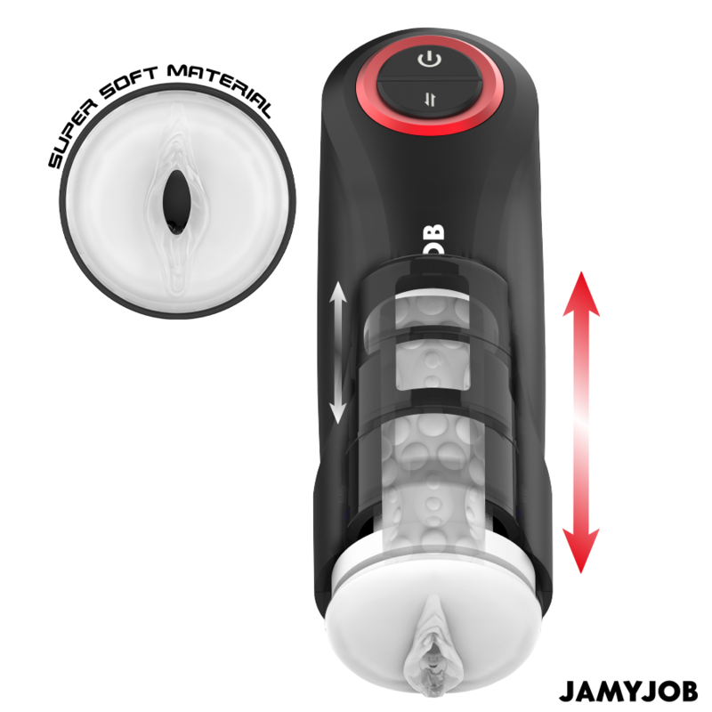 Jamyjob Automatischer Vagina-masturbator mit Gravity-funktion, 5