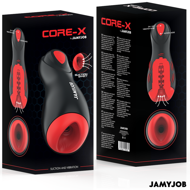 Jamyjob Core-x Automatischer Masturbator 5 Saug- und
