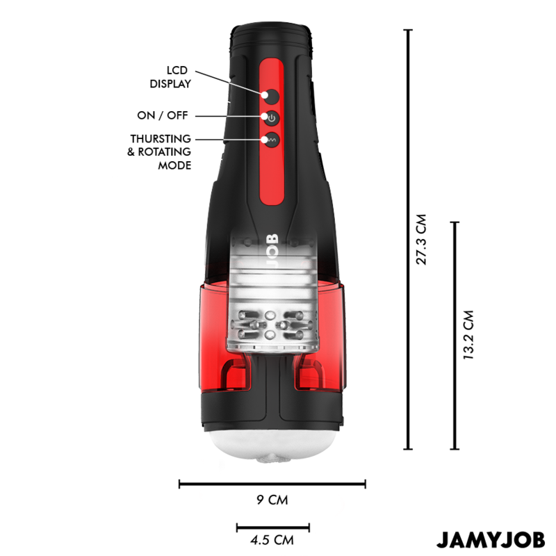Jamyjob Cyclone Automatischer Vagina-masturbator 10 Rotations-