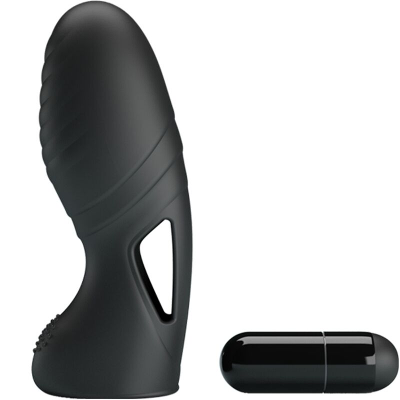 Fun Alan Silikon-fingervibrator Schwarz
