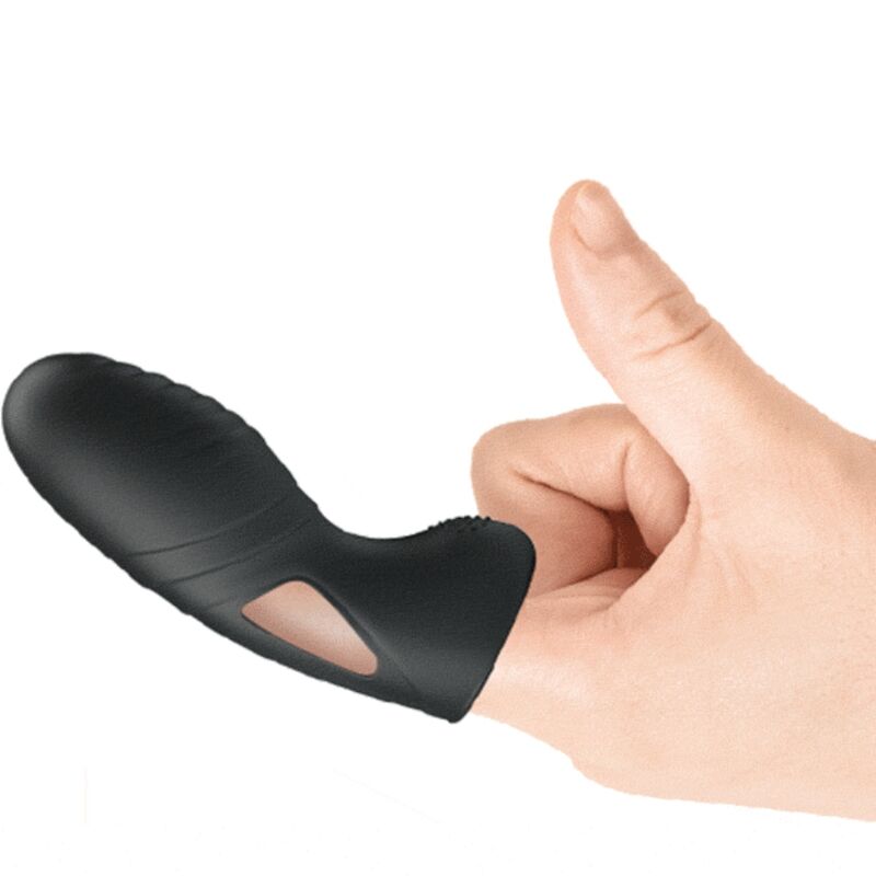 Fun Alan Silikon-fingervibrator Schwarz
