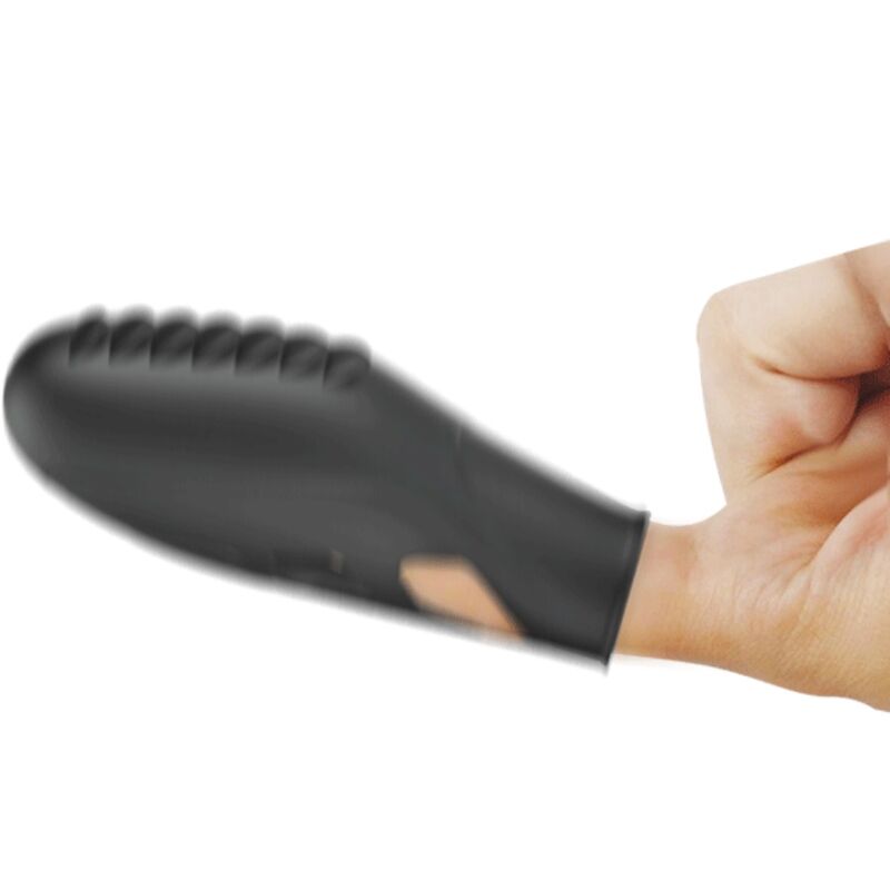 Fun Gilo Silikon-fingervibrator Schwarz