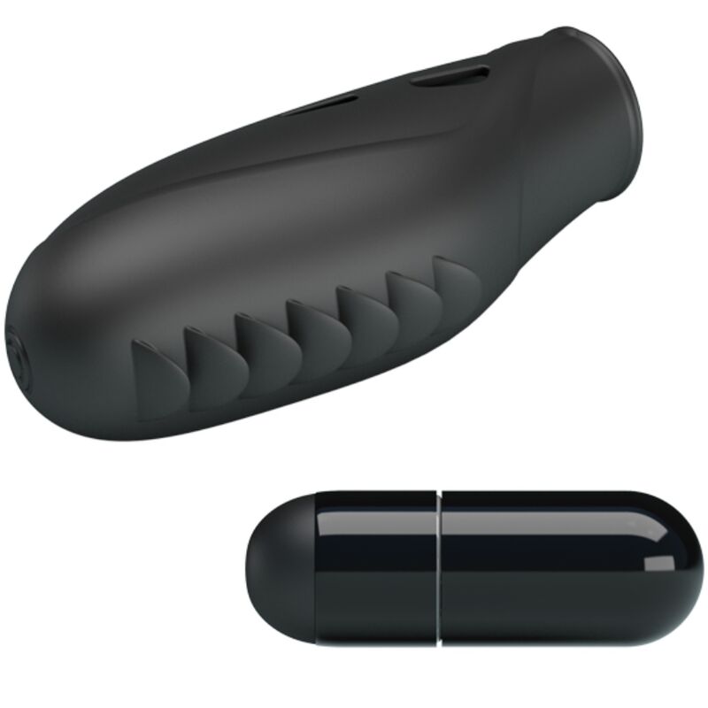 Fun Gilo Silikon-fingervibrator Schwarz