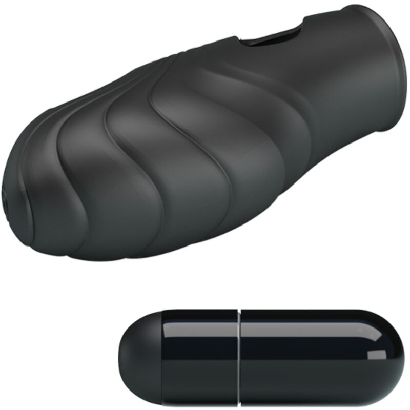 Fun Lich Silikon-fingervibrator Schwarz