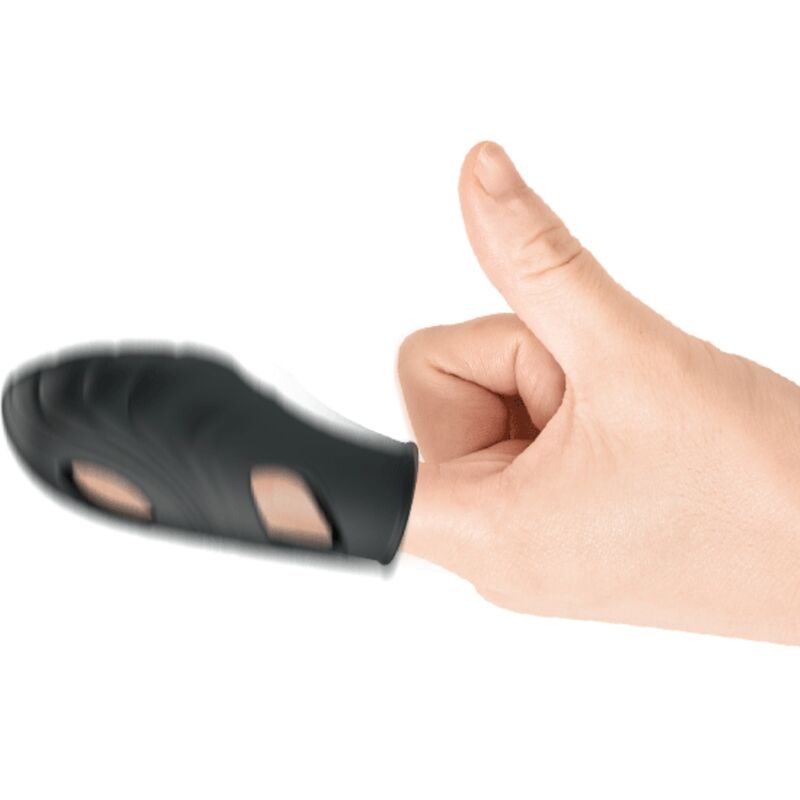 Fun Lich Silikon-fingervibrator Schwarz