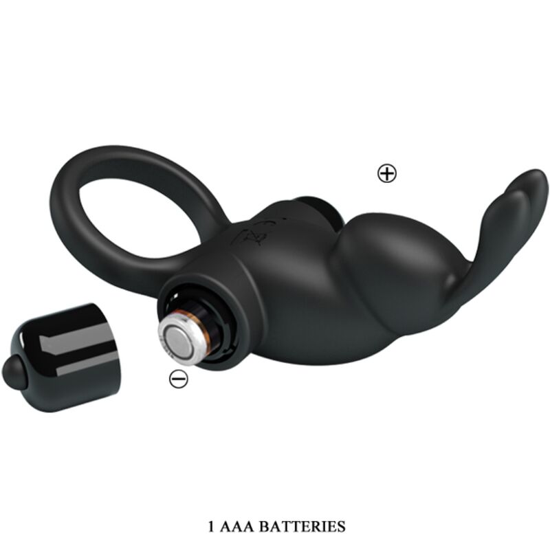 For Vibrationsring + Rabbit-klitoris-stimulator 10 Vibrationen