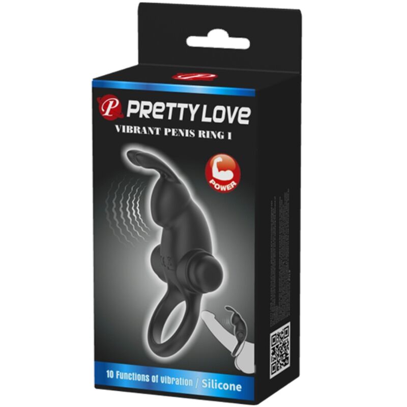 For Vibrationsring + Rabbit-klitoris-stimulator 10 Vibrationen