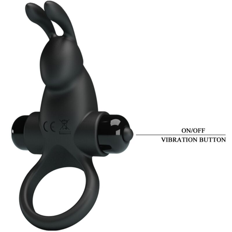 For Vibrationsring + Rabbit-klitoris-stimulator 10 Vibrationen