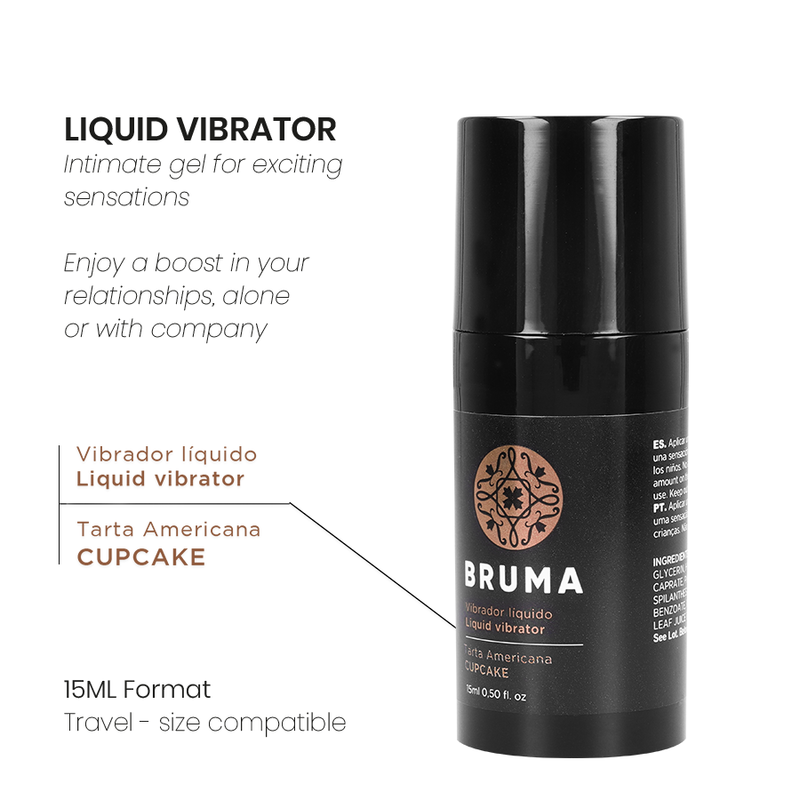 Bruma Flüssiger Vibrator Ultra Gleitend Cupcake 15 ml