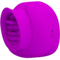 High Estelle Zungen-klitoris-stimulator 12 Vibrationen Lila
