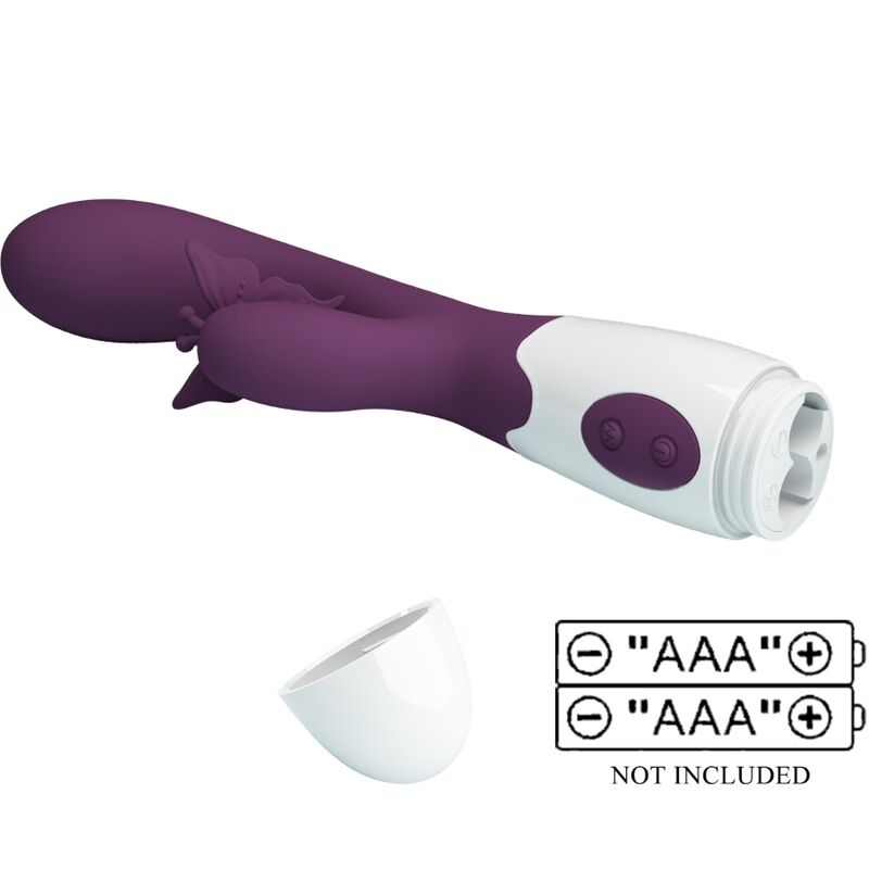 Pretty Love – Butterfly Kiss Rabbit Vibrator & G-Spot Stimulator Lila
