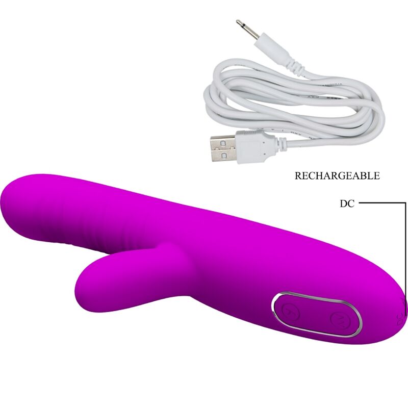 High Angelique Multifunktionsvibrator + Klitorisstimulator Lila