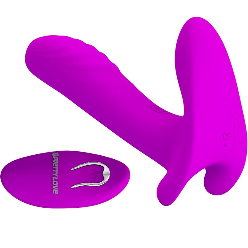 Remote Massager & Vibrator 12 Vibrationen Fernbedienung Lila