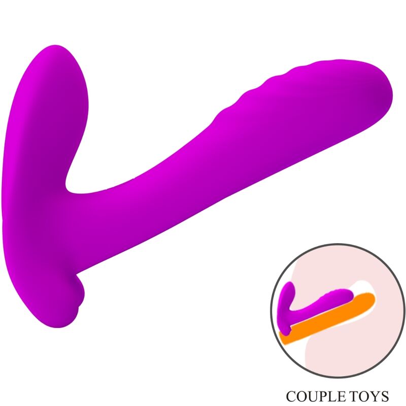 Remote Massager & Vibrator 12 Vibrationen Fernbedienung Lila