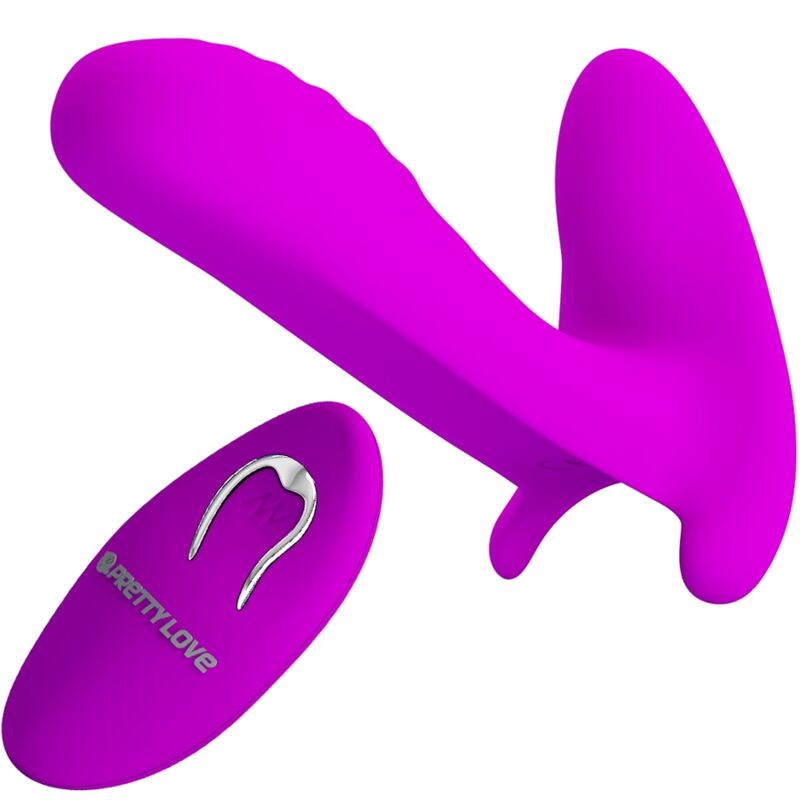Remote Massager & Vibrator 12 Vibrationen Fernbedienung Lila