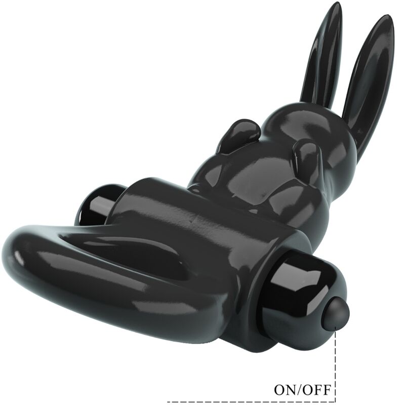 For Aufregender Ring Rabbit Vibratorring 10 Vibrationen Schwarz