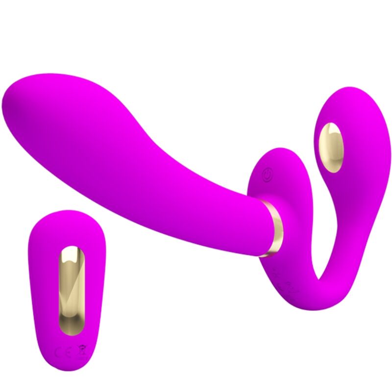 Remote Thunderbird Doppelter Strap-on-vibrator mit Fernbedienung