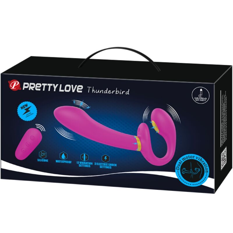 Remote Thunderbird Doppelter Strap-on-vibrator mit Fernbedienung