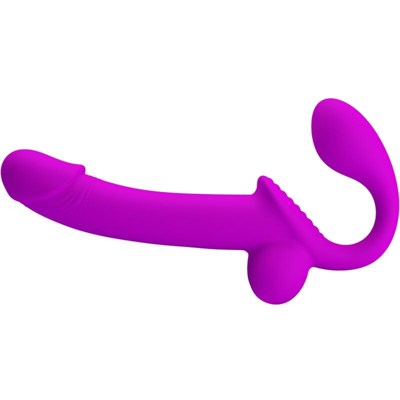 High Kelpie Doppelter Strap-on-stimulator Lila