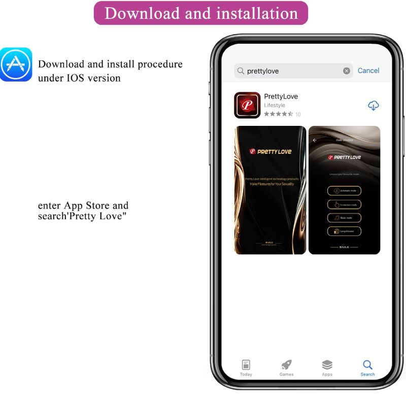 App Franz Massager und Vibrator Kostenlose App Lila
