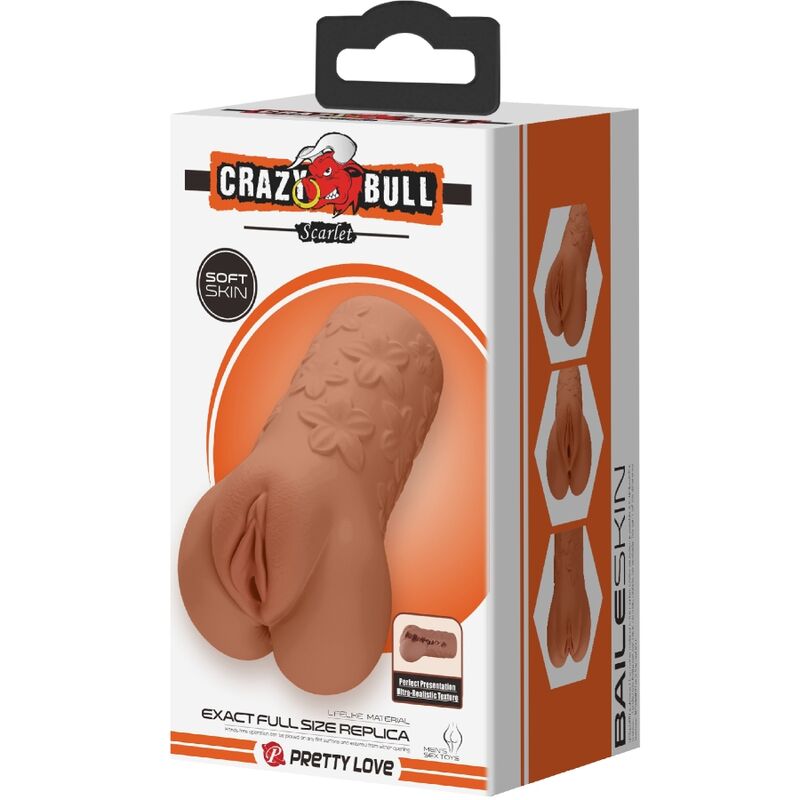Crazy Scarlet Vagina und Anus Design mit Blumenfleisch