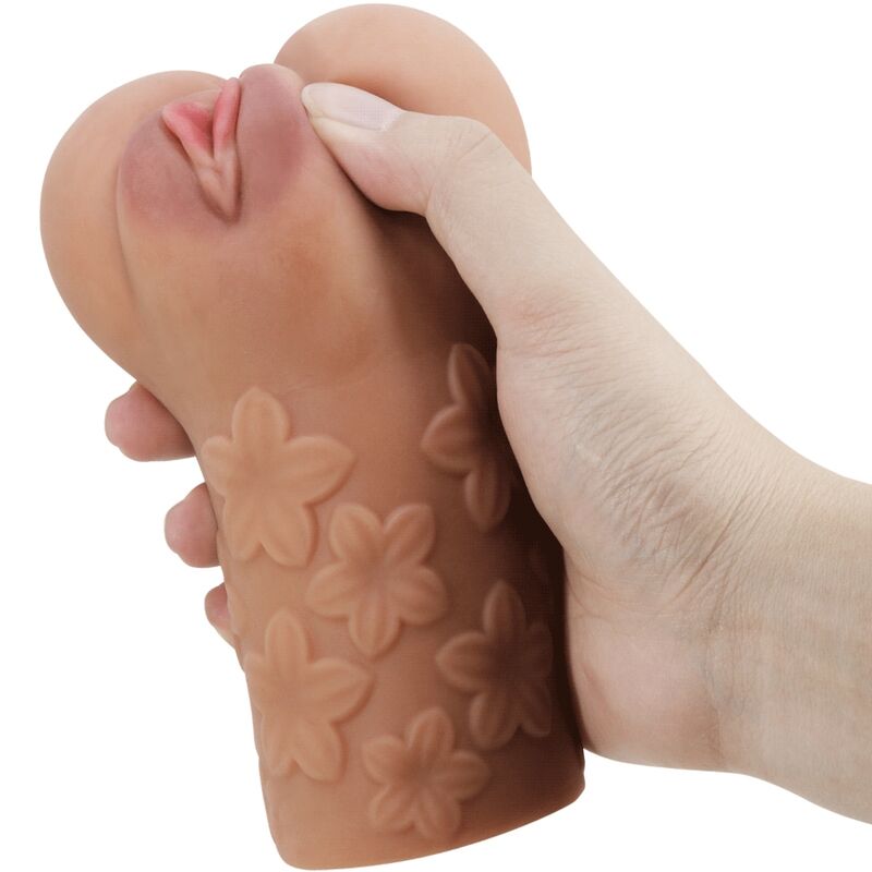 Crazy Scarlet Vagina und Anus Design mit Blumenfleisch