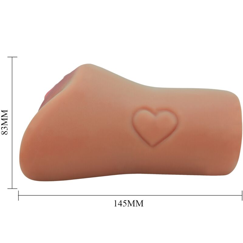 Crazy Scharlachrotes Vagina- und Anus-design mit Herzfleisch