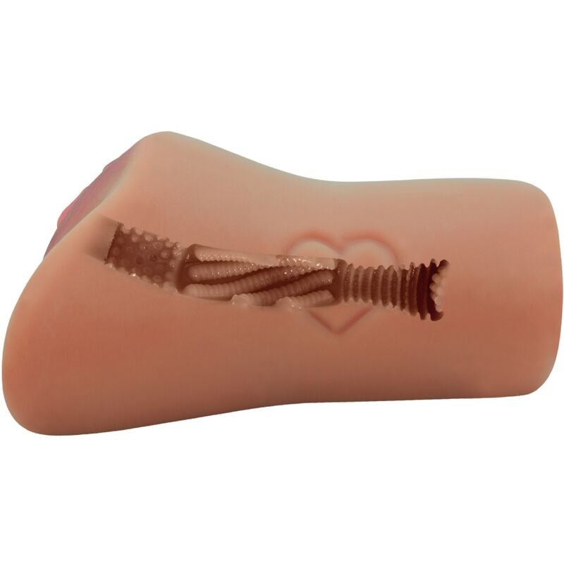 Crazy Scharlachrotes Vagina- und Anus-design mit Herzfleisch