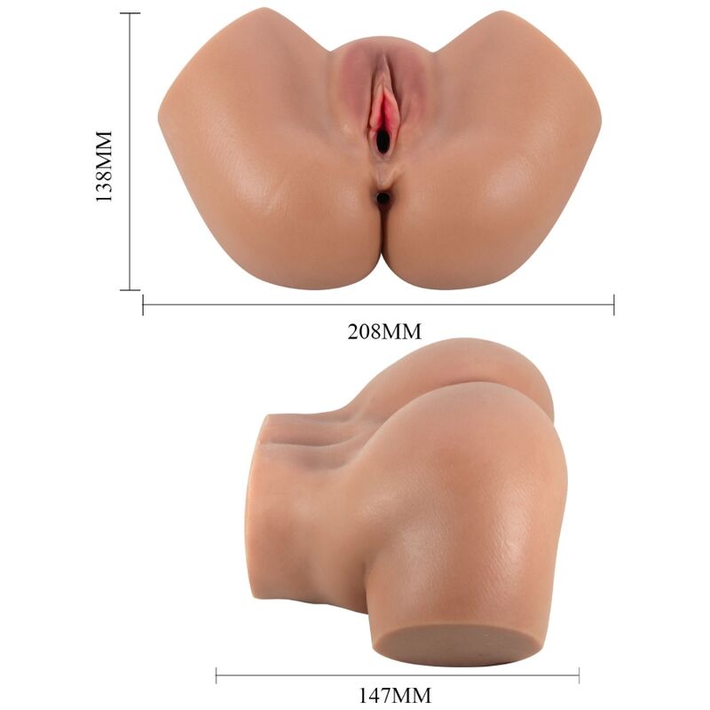 Crazy Hailey Vibrator Butt mit Realistischer Vagina und