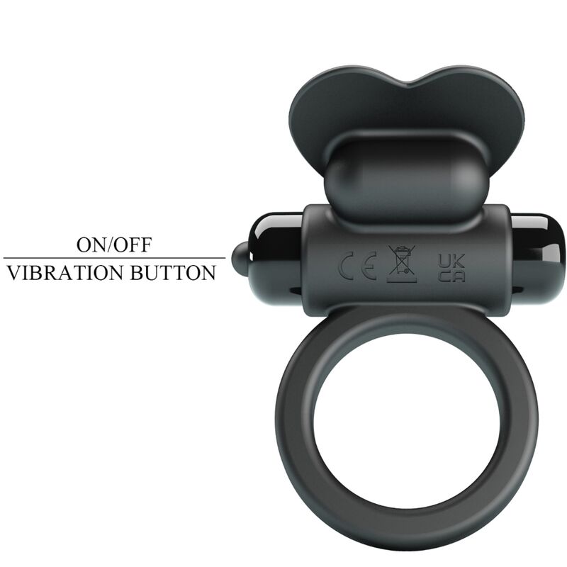 For Debonaire Vibrationsring Kaninchen 10 Vibrationen Schwarz