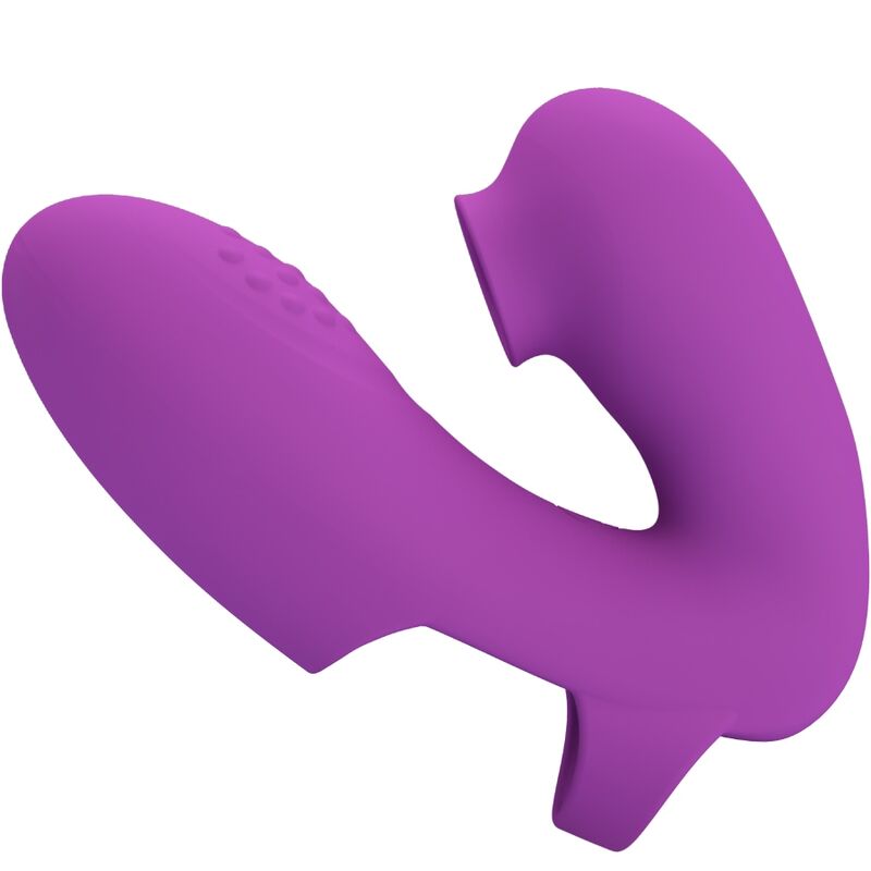 Fun Athena Fingervibrator mit Klitorisstimulator Lila