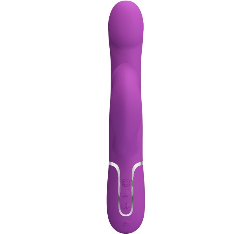 High 4 in 1 Multifunktionsvibrator & Stimulator Lila