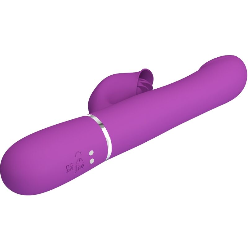 High 4 in 1 Multifunktionsvibrator & Stimulator Lila