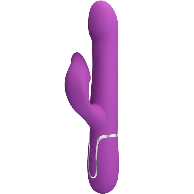 High 4 in 1 Multifunktionsvibrator & Stimulator Lila