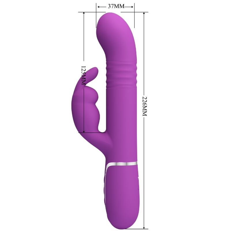 High Coale 4 in 1 Multifunktions-rabbit-vibrator Lila