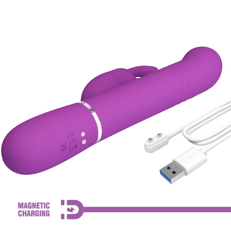 High Coale 4 in 1 Multifunktions-rabbit-vibrator Lila