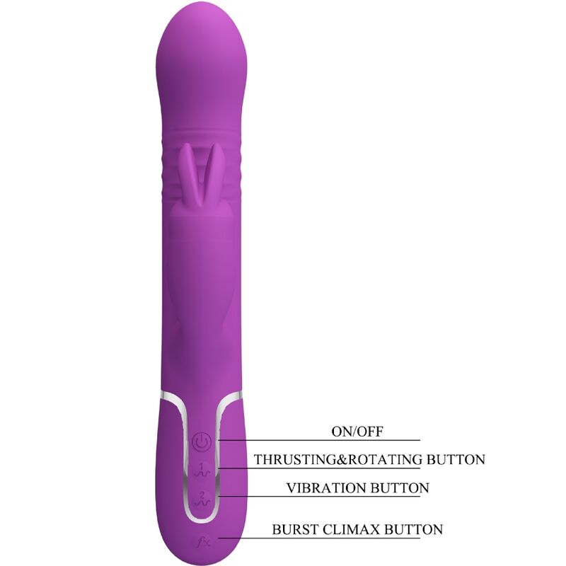 High Coale 4 in 1 Multifunktions-rabbit-vibrator Lila