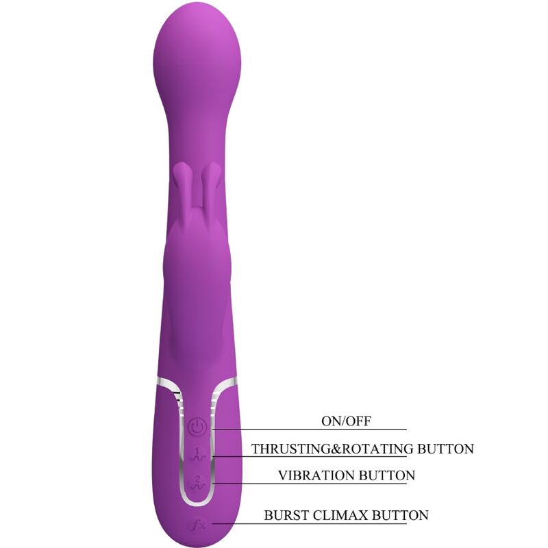 High Dejon 3 in 1 Multifunktions-rabbit-vibrator Lila